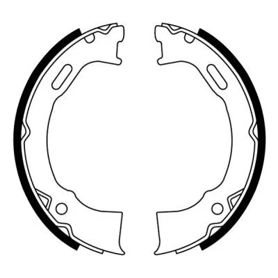 Brake Shoe Set, parking brake
