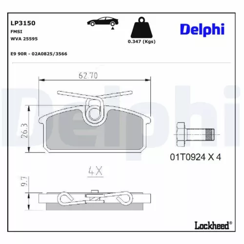 Brake Pad Set, disc brake