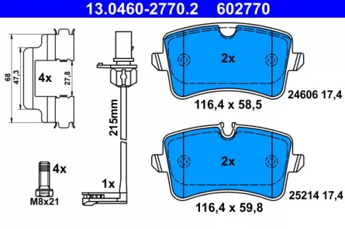 Brake Pad Set, disc brake