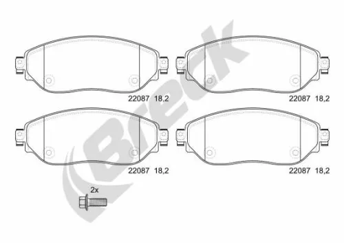 Brake Pad Set, disc brake