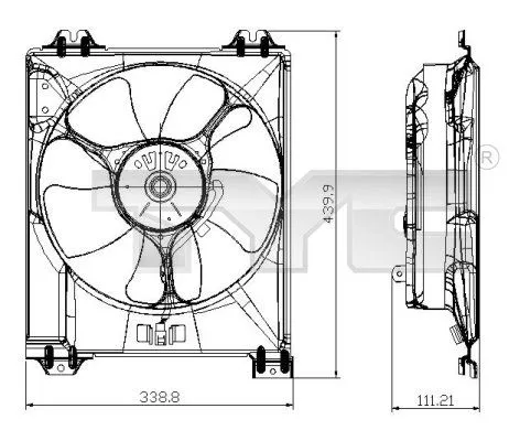 Fan, air conditioning condenser