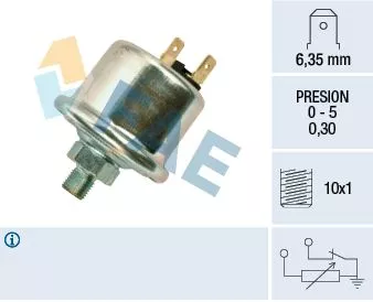 Sensor, oil pressure