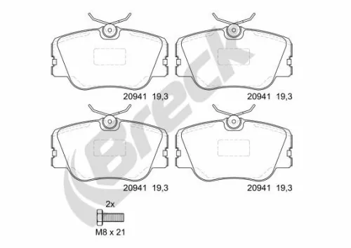 Brake Pad Set, disc brake