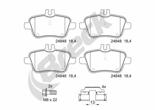 Brake Pad Set, disc brake