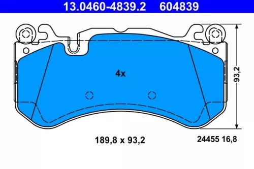Brake Pad Set, disc brake