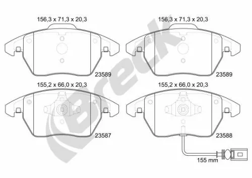 Brake Pad Set, disc brake