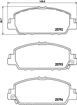 Brake Pad Set, disc brake