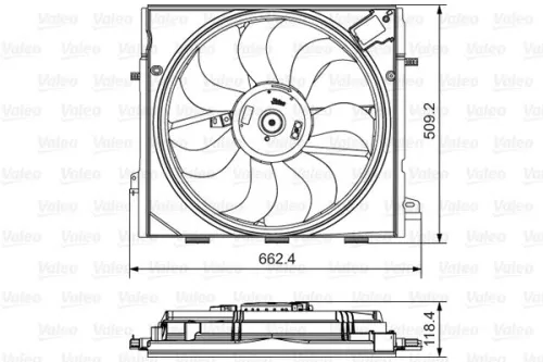 Fan, engine cooling