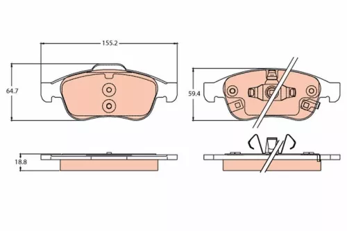 Brake Pad Set, disc brake