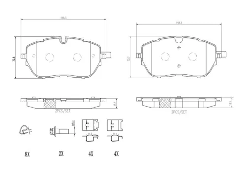 Brake Pad Set, disc brake