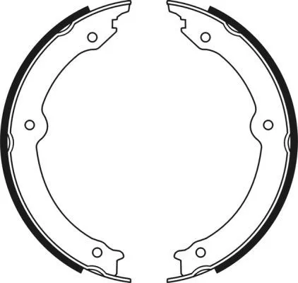 Brake Shoe Set, parking brake