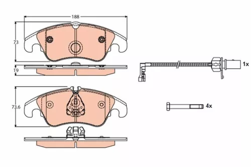 Brake Pad Set, disc brake