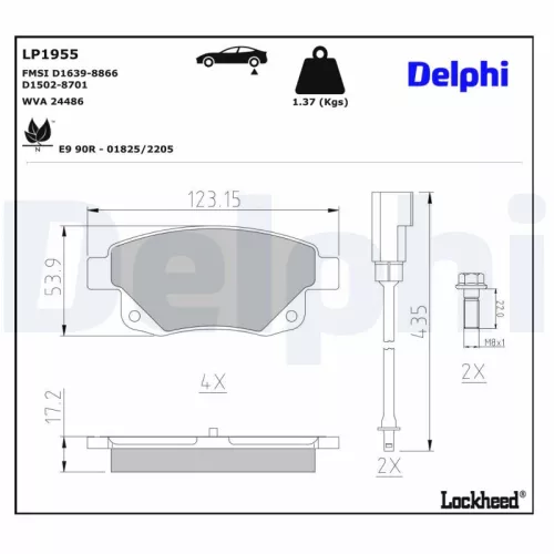Brake Pad Set, disc brake
