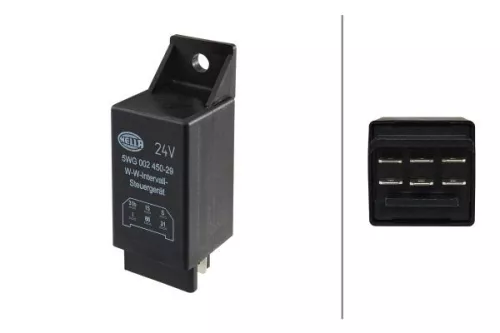 Relay, wipe/wash interval