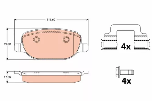 Brake Pad Set, disc brake