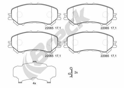 Brake Pad Set, disc brake