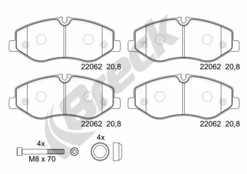 Brake Pad Set, disc brake