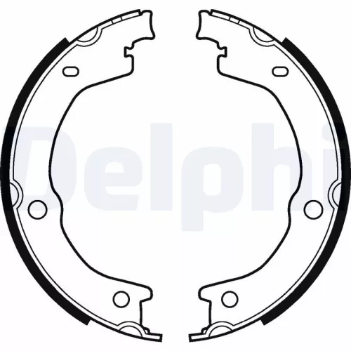 Brake Shoe Set, parking brake