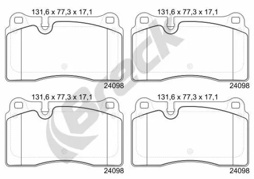 Brake Pad Set, disc brake