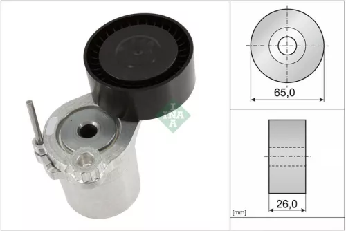 Belt Tensioner, V-ribbed belt