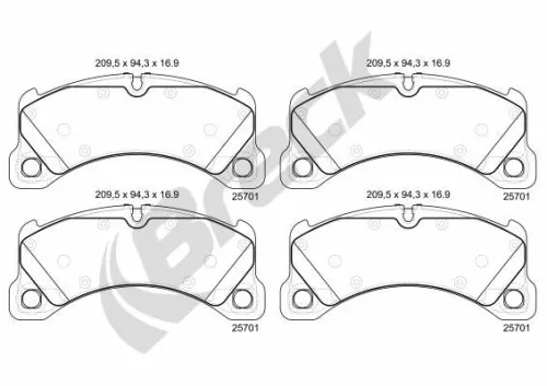 Brake Pad Set, disc brake