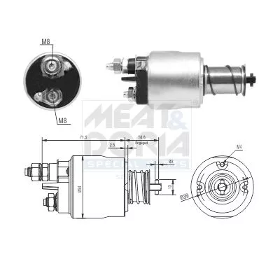 Solenoid Switch, starter