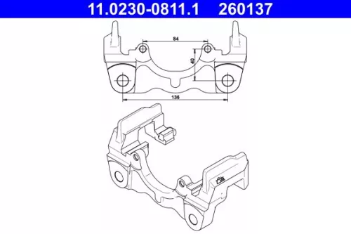 Bracket, brake caliper