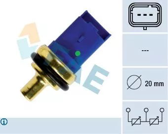 Sensor, coolant temperature