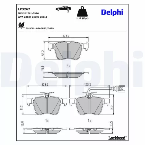 Brake Pad Set, disc brake
