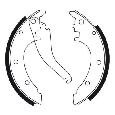 Brake Shoe Set, parking brake