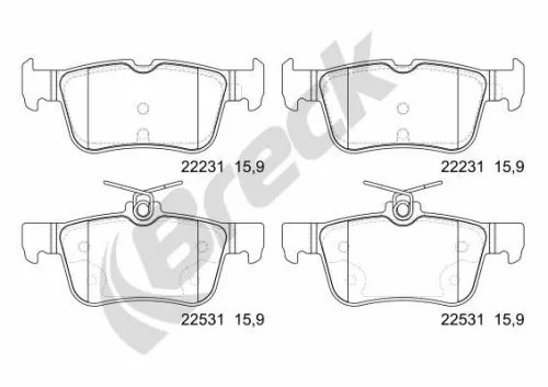 Brake Pad Set, disc brake