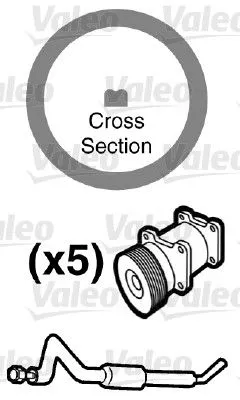 Gasket, coolant pipe