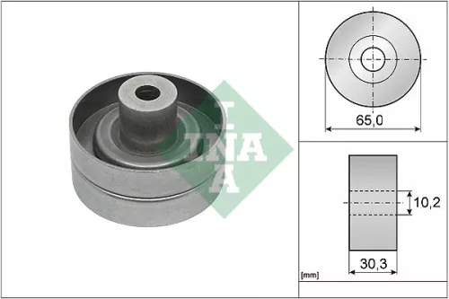 Deflection/Guide Pulley, V-ribbed belt