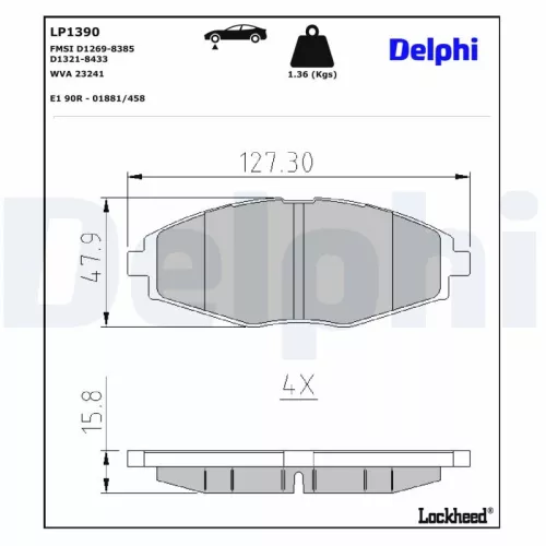 Brake Pad Set, disc brake