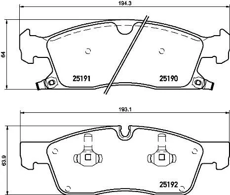 Brake Pad Set, disc brake