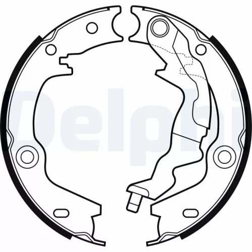 Brake Shoe Set, parking brake