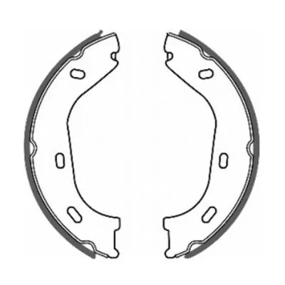Brake Shoe Set, parking brake