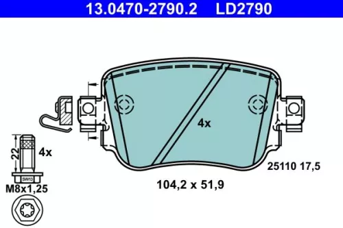 Brake Pad Set, disc brake