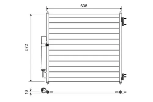 Condenser, air conditioning