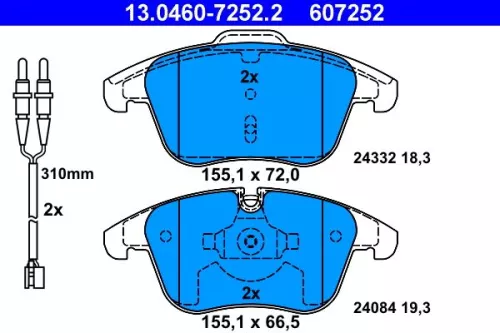 Brake Pad Set, disc brake