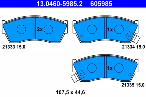 Brake Pad Set, disc brake