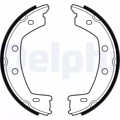 Brake Shoe Set, parking brake