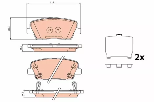 Brake Pad Set, disc brake