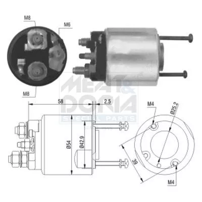Solenoid Switch, starter