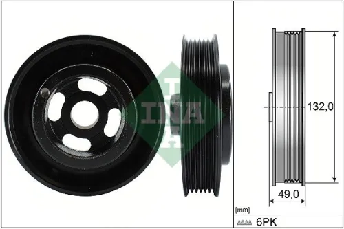 Belt Pulley, crankshaft