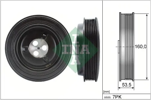 Belt Pulley, crankshaft