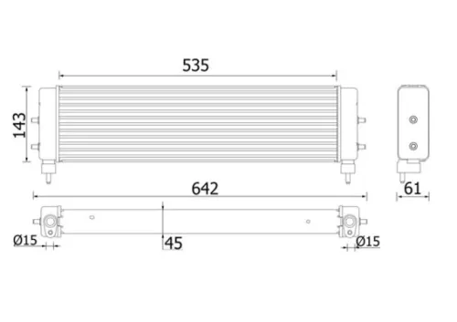 Oil Cooler, engine oil