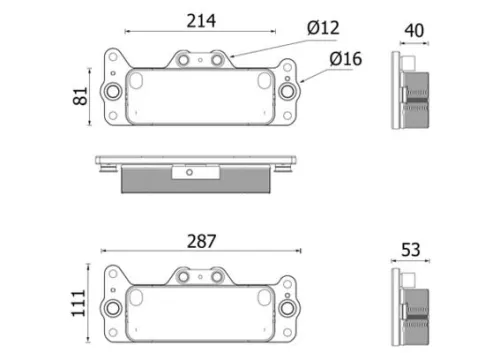 Oil Cooler, automatic transmission