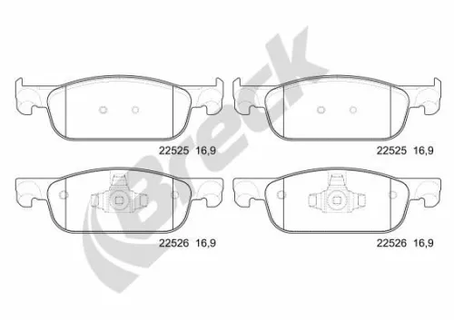 Brake Pad Set, disc brake