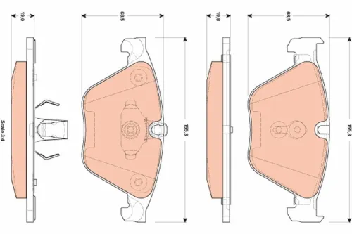Brake Pad Set, disc brake